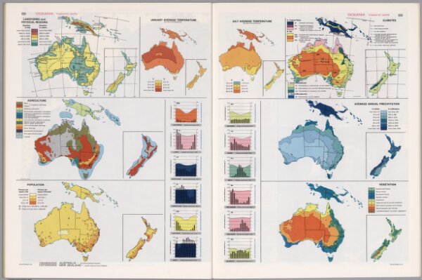 Oceania  Thematic Maps.