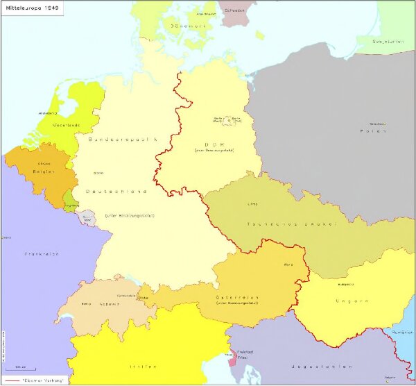 Mitteleuropa 1949