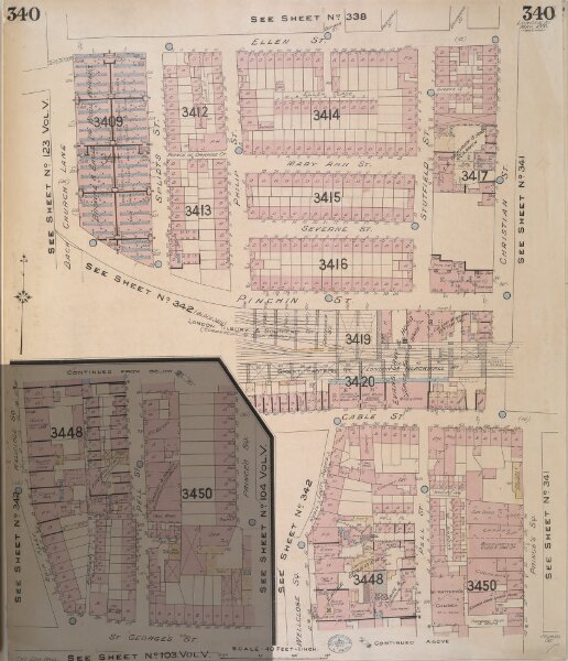 Insurance Plan of London Vol. XI: sheet 340-1