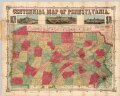 Covers: Centennial Map Of Pennsylvania