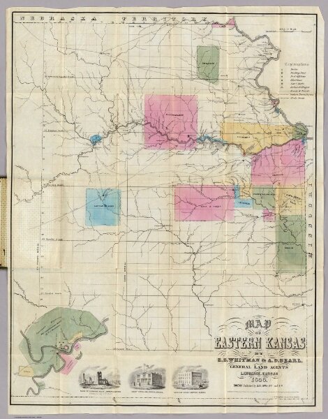 Map Of Eastern Kansas.