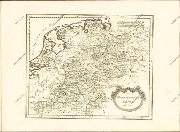 mapa z atlasu "Schauplatz der fünf Theile der Welt :"