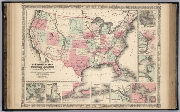 New Military Map of the United States