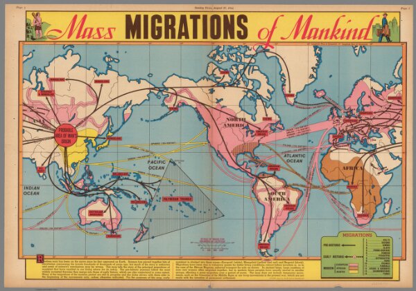 Mass Migrations of Mankind.  August 27, 1944.