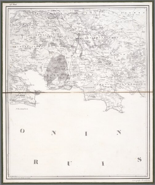 14de blad, uit: Topographische kaart van de provincie Gelderland / vervaardigd door W. Kuyk Jzn. ; op steen gegrav. door A. Bayly en J.M. Huart ; gelithogr. door J.M. Huart