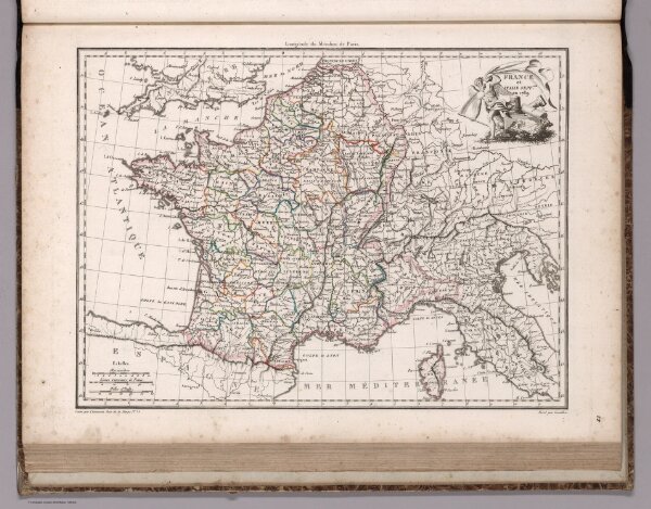France et l'Italie Septale. en 1789.