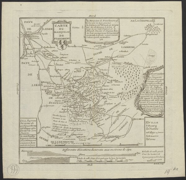 Carte du Marquisat de Franchimont