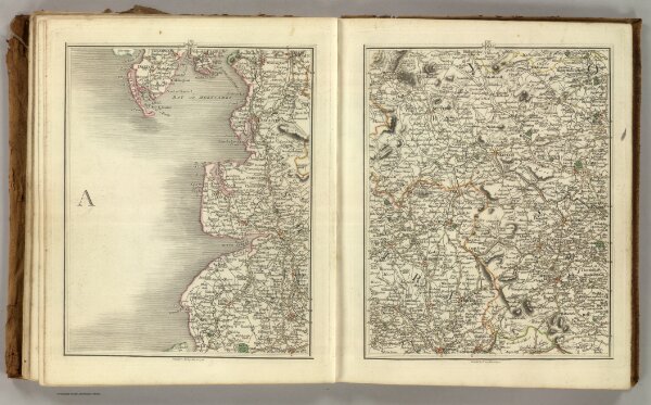 Sheets 49-50.  (Cary's England, Wales, and Scotland).