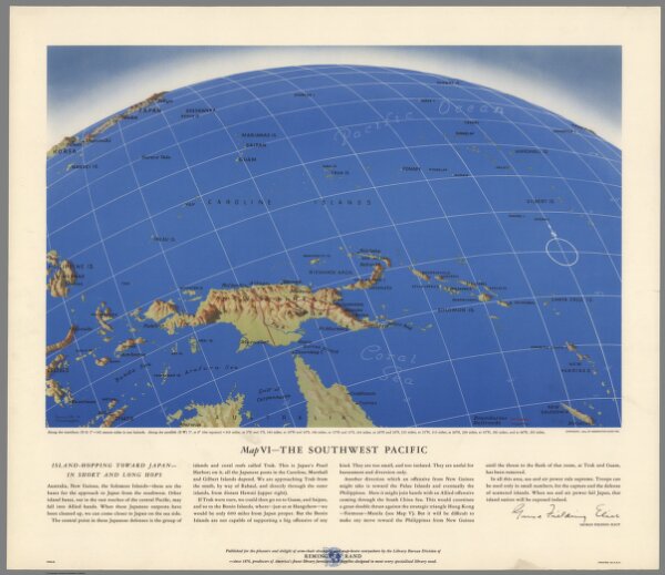Map VI. The Southwest Pacific