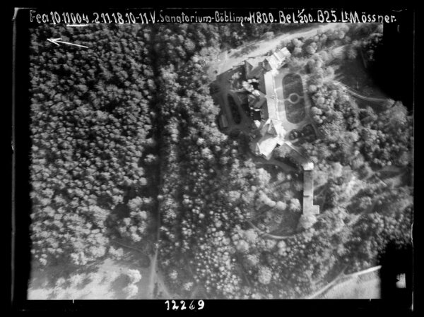 HStAS M 700--1_Nr. 211_ : Böblingen, Sanatorium (Luftaufnahmen)
