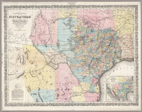 Richardson's New Map Of The State Of Texas.
