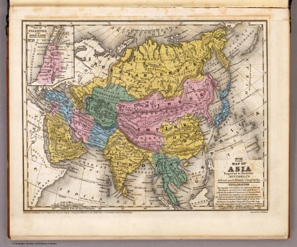 Map of Asia.