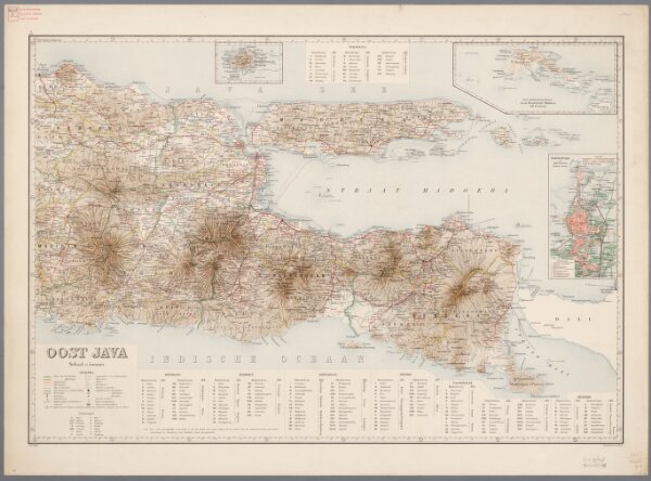 5. Oost Java, uit: Atlas van Nederlandsch Oost-Indië / samengest. door Topographisch Bureau te Batavia van 1897-1904