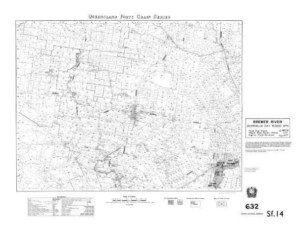 Flood map of Bremer River Sf14