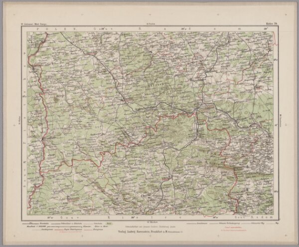 Kielce 79, uit: Special-Karte von Mittel-Europa / nach amtlichen Quellen bearbeitet von W. Liebenow