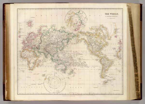 The World, on Mercators Projection.