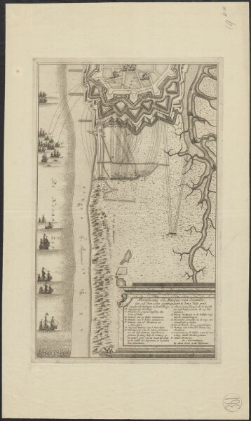 Fortificatie en attaque van Oostende, soo het selve geattaqueert is den 3 July 1706