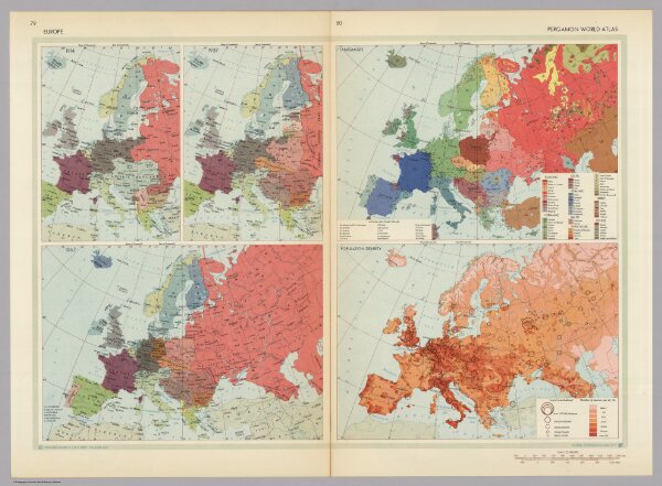 Europe.  Pergamon World Atlas.