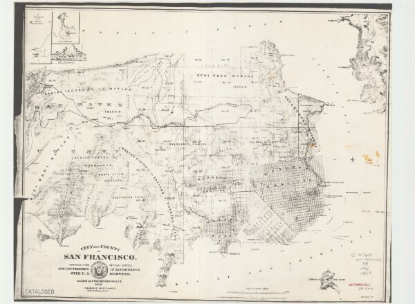 City and county of San Francisco : compiled from official surveys, and sectionalized in accordance with U.S. surveys