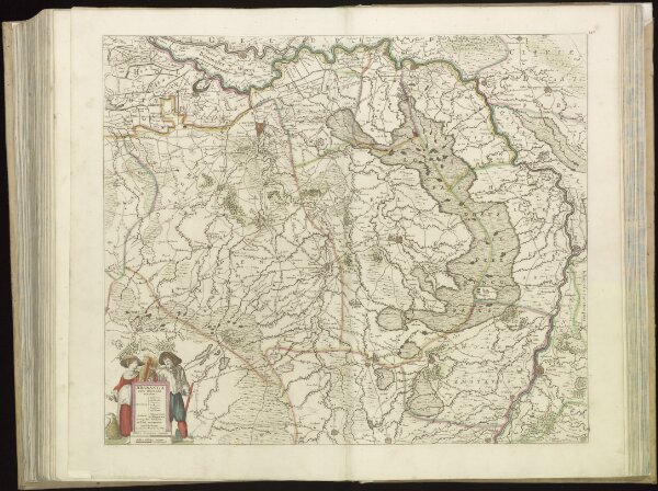[117][120] Brabantiae pars orientalis ..., uit: Atlas sive Descriptio terrarum orbis