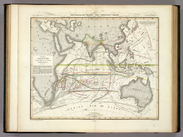 Physikalische Karte vom Indischen Meere.