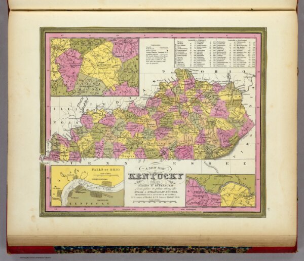 New Map Of Kentucky.