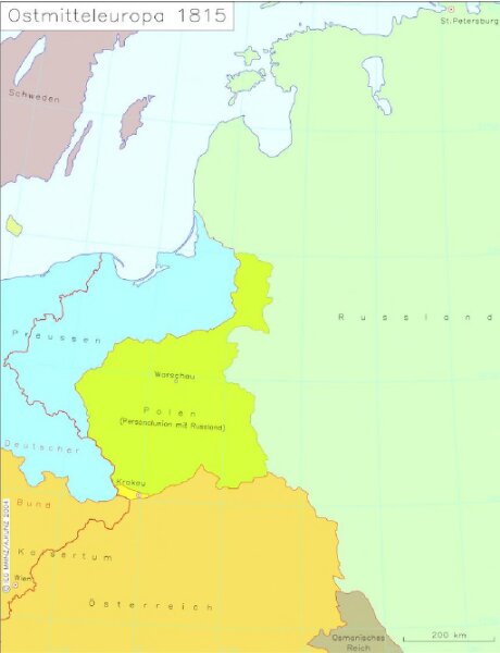 Ostmitteleuropa 1815