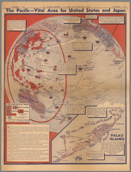 The Pacific - Vital area for United States and Japan