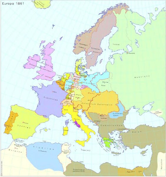 Mappa Europa  Cartina Europa 
