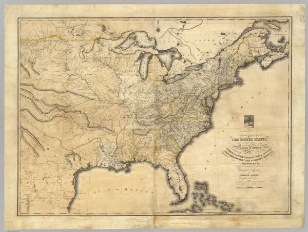 A new and correct map of the United States ... Upper & Lower Canada ... &c