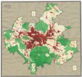 Winterthur: Definition der Siedlungen für die eidgenössische Volkszählung am 01.12.1950; Siedlungskarte