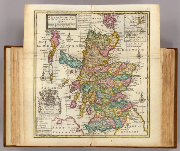 New and correct map of Scotland & the Isles.