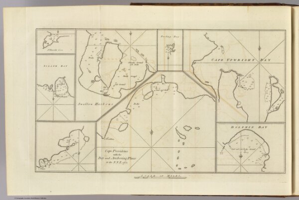 Cape Providence, St. David's Cove, Island Bay, Puzling Bay, Cape Upright Bay, Dolphin Bay.
