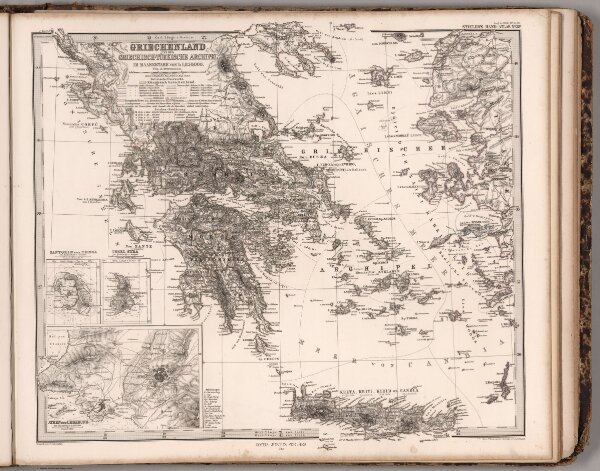 Griechenland und der Griechisch-Turkische Archipel.  (Greece and the Aegean Sea).