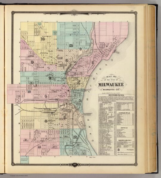 Map of the City of Milwaukee, Milwaukee Co.