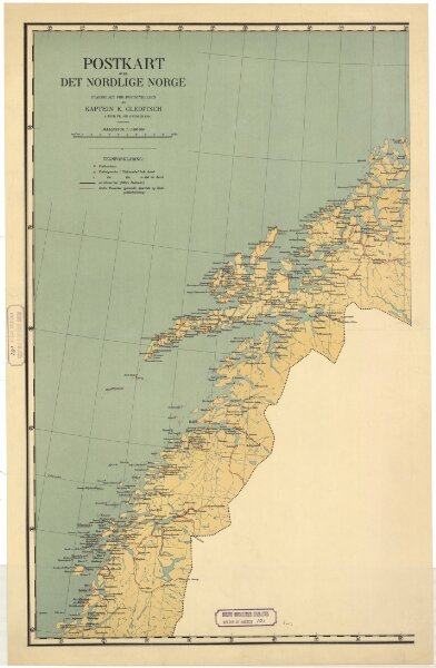 Spesielle kart 101-2: Postkart over det nordlige Norge