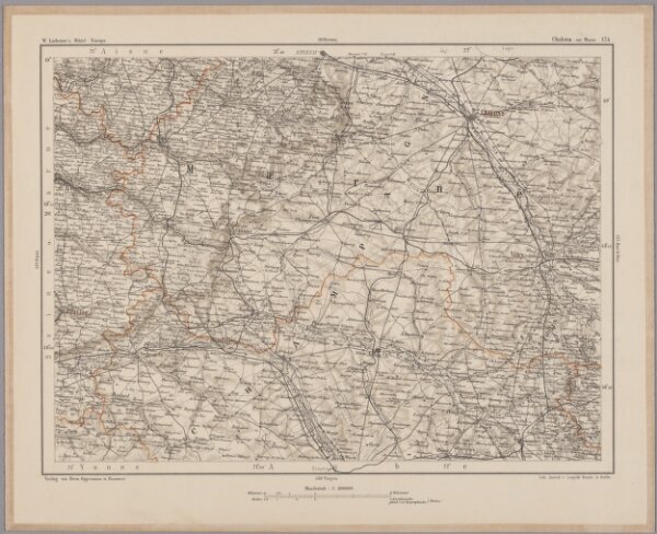 Chalons - sur Marne 124, uit: [W. Liebenow's Special-Karte von Mittel-Europa]