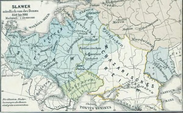 Slawen nördlich der Donau 850 bis 900