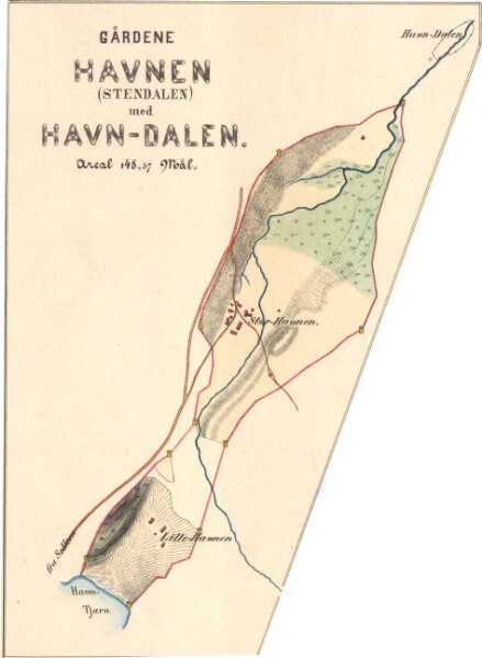 Gårdene Havnen (Stendalen) med Havn-Dalen
