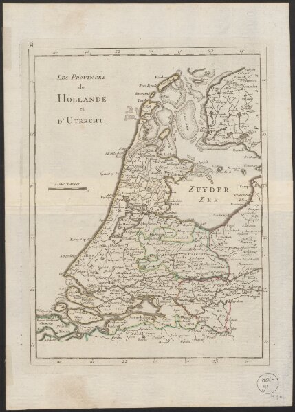 Les provinces de Hollande et d'Utrecht