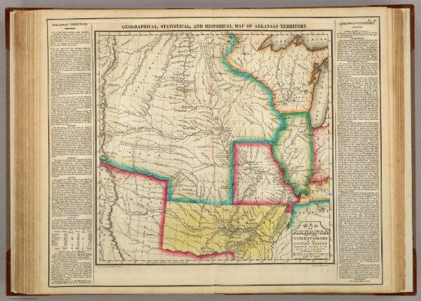Map Of Arkansas Territory.