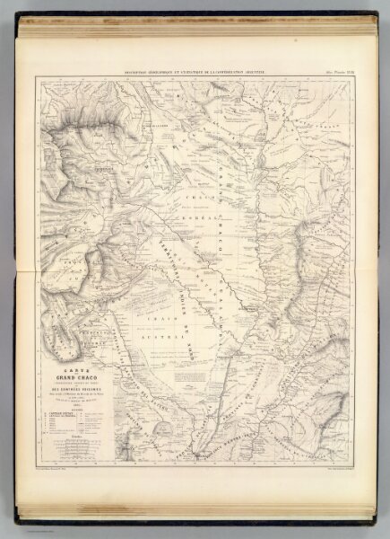 Carte du Grand Chaco et contrees voisines.