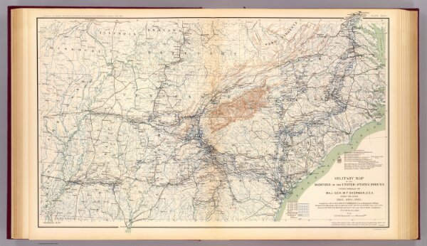 Military map, W.T. Sherman.