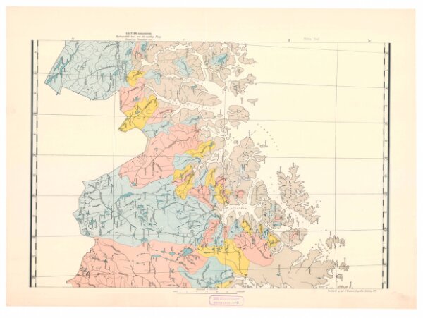 Spesielle kart 110-3: Hydrografisk kart over det nordlige Norge