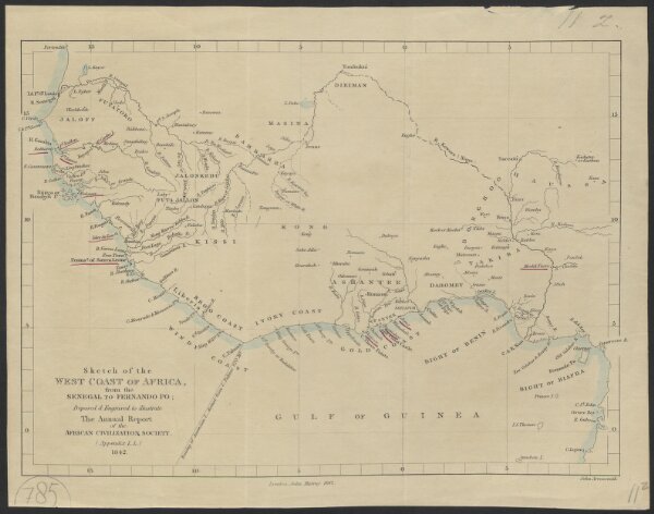 Sketch of the West Coast of Africa from the Senegal to Fernando Po
