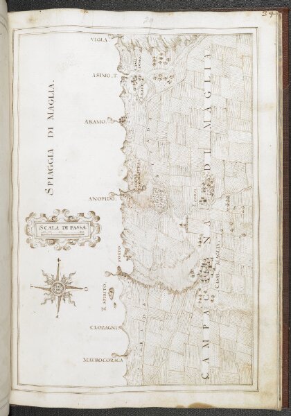 [Untitled manuscript atlas of Crete by Francesco Basilicata in 1612].