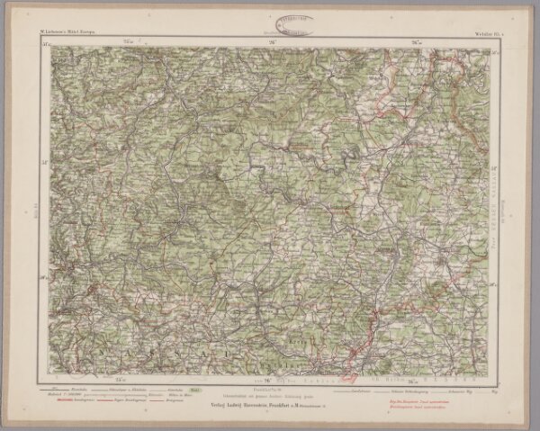 Wetzlar 85, uit: Special-Karte von Mittel-Europa / nach amtlichen Quellen bearbeitet von W. Liebenow