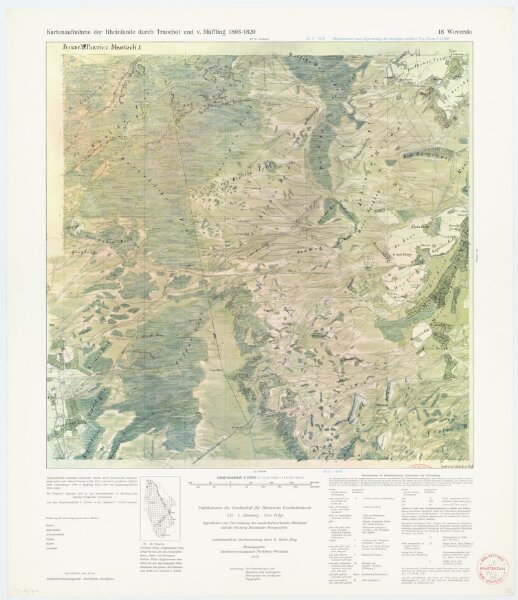 18 Weverslo, uit: De Tranchotkaart van het gebied tussen Maas en Rijn : Nederlands gedeelte