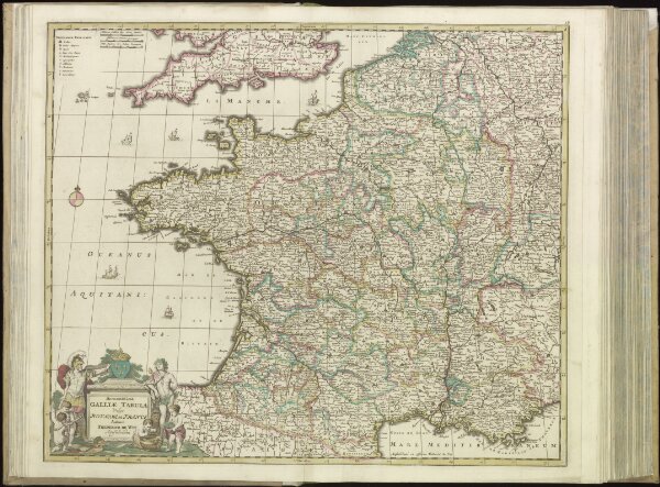 [13][13] Accuratissima Galliae tabula, uit: Atlas sive Descriptio terrarum orbis