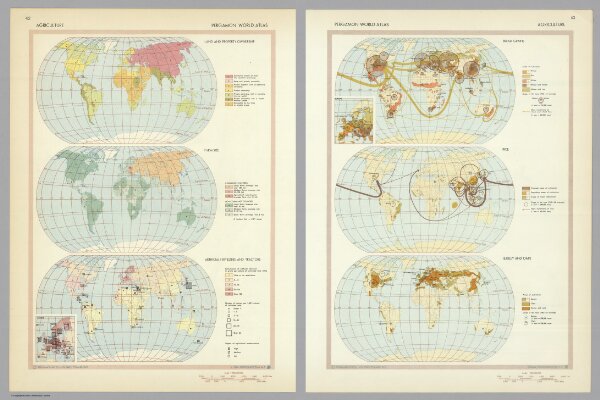 Agriculture.  Pergamon World Atlas.